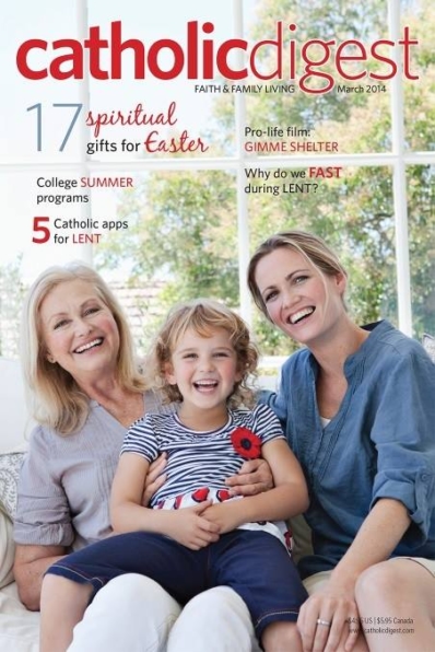 Catholic Digest March 01, 2014 Issue Cover