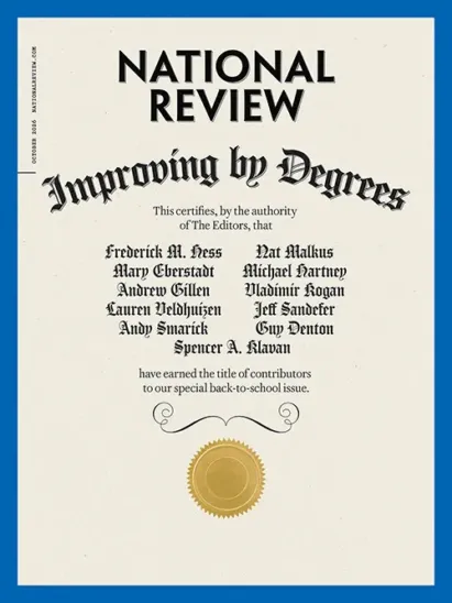National Review October 01, 2026 Issue Cover