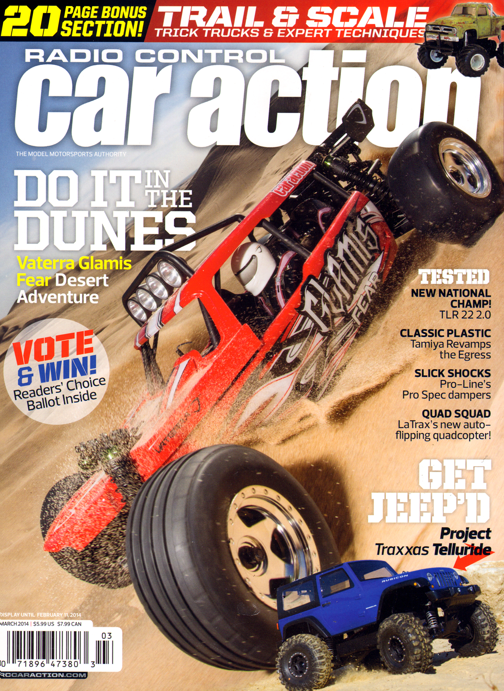 Radio-Control-Car-Action March 01, 2014 Issue Cover