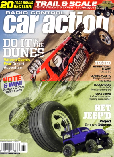 Radio Control Car Action March 01, 2014 Issue Cover