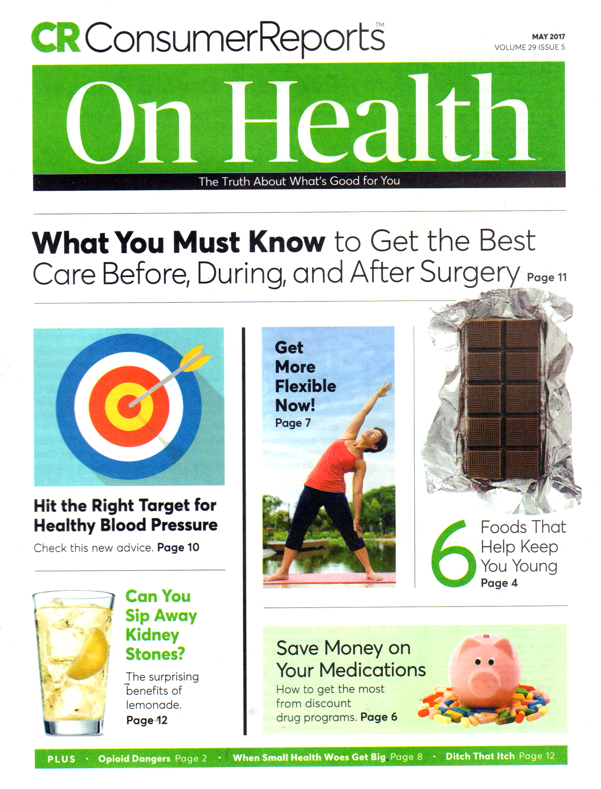 Consumer-Reports-On-Health May 01, 2017 Issue Cover