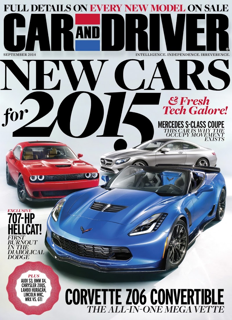 Car-And-Driver September 01, 2014 Issue Cover