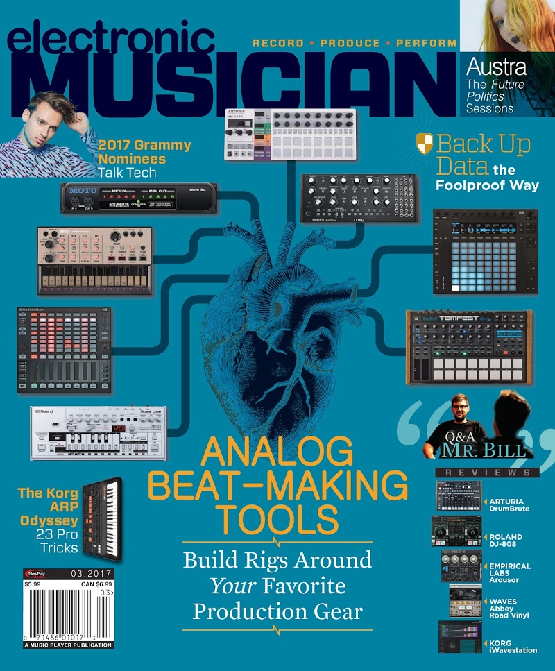Electronic-Musician March 01, 2017 Issue Cover