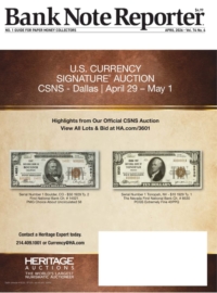 Bank-Note-Reporter April 01, 2026 Issue Cover