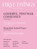 First Things April 01, 2026 Issue Cover