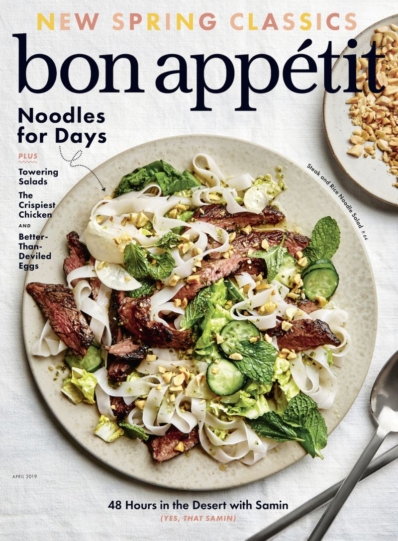 Bon Appétit April 01, 2019 Issue Cover