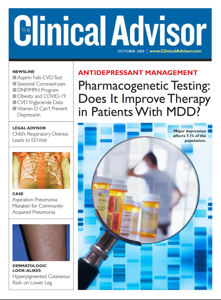 Clinical-Advisor October 01, 2020 Issue Cover