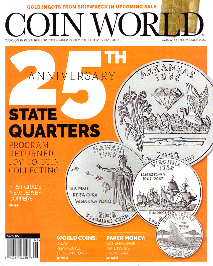 Coin-World-Weekly June 01, 2024 Issue Cover