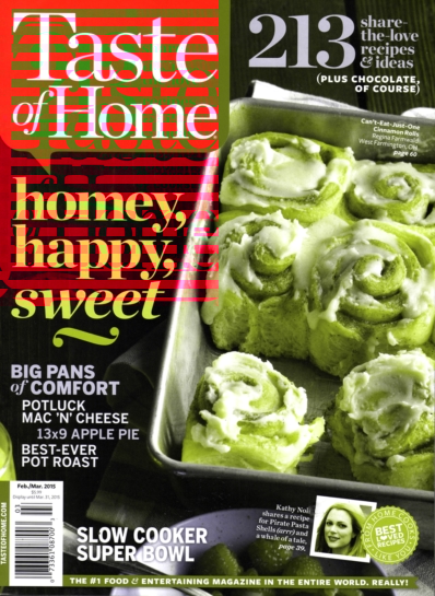 Taste of Home February 01, 2015 Issue Cover