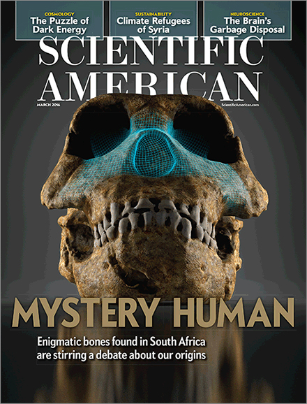 Scientific-American March 01, 2016 Issue Cover