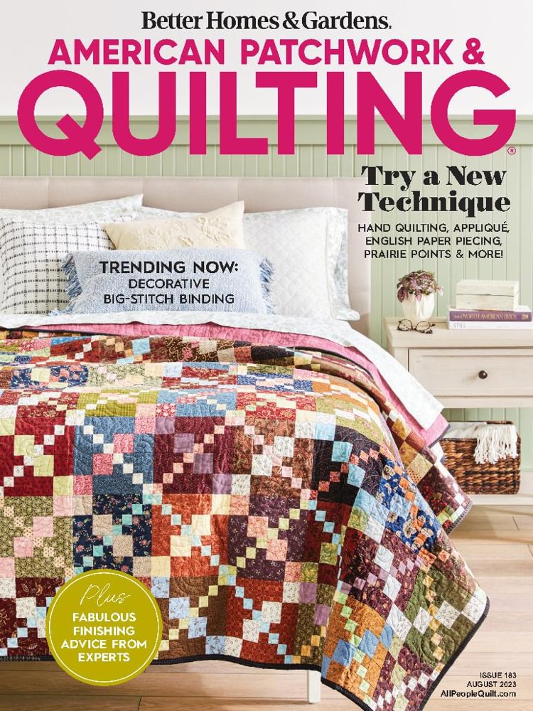 american-patchwork-and-quilting August 01, 2023 Issue Cover