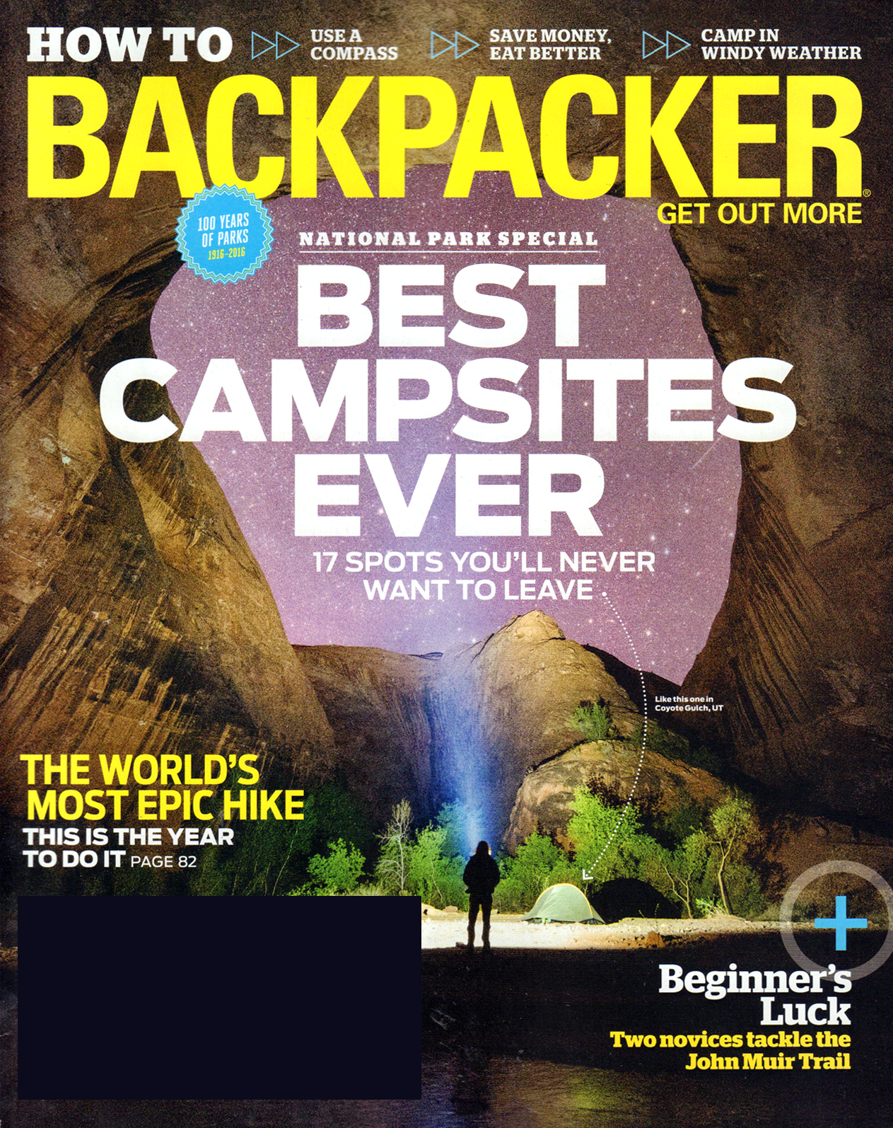 Backpacker June 01, 2016 Issue Cover