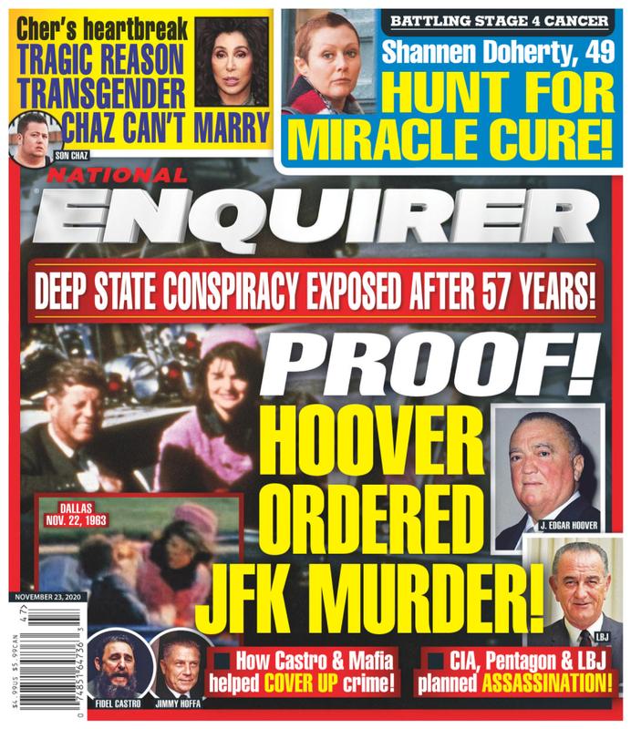national-enquirer November 23, 2020 Issue Cover