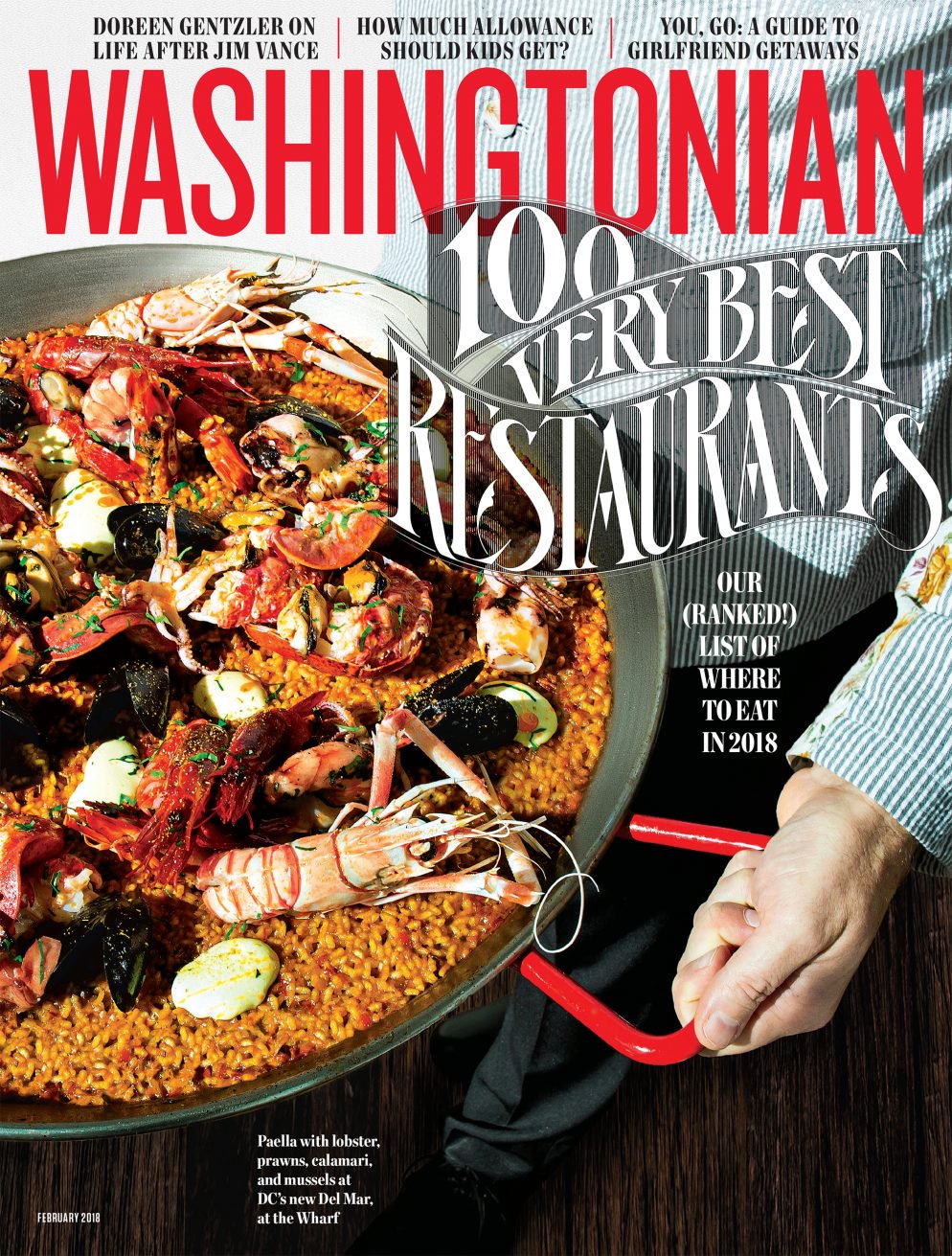 Washingtonian February 01, 2018 Issue Cover
