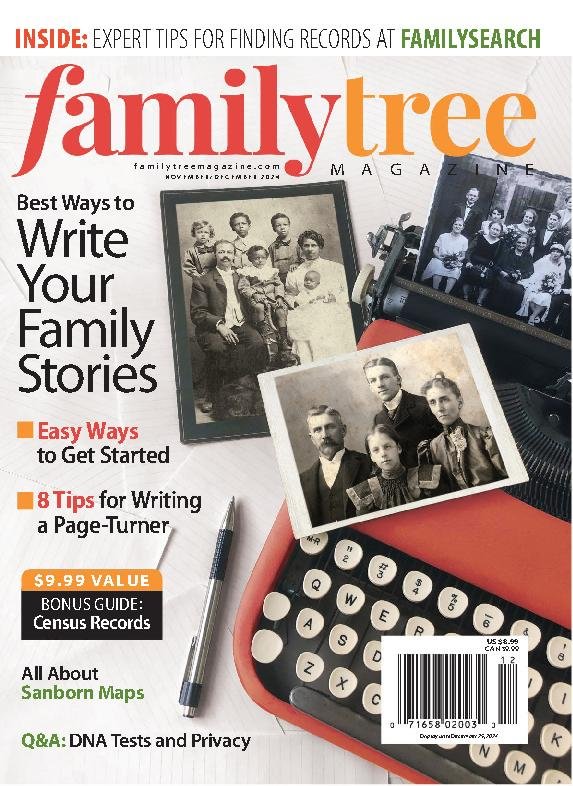 Family-Tree November 01, 2024 Issue Cover