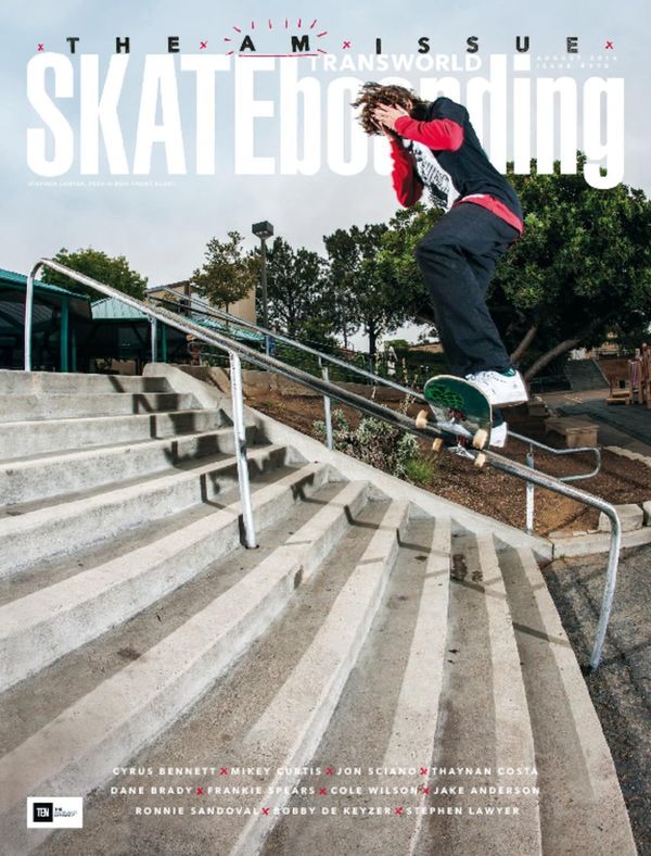 Transworld-SKATEboarding August 01, 2016 Issue Cover