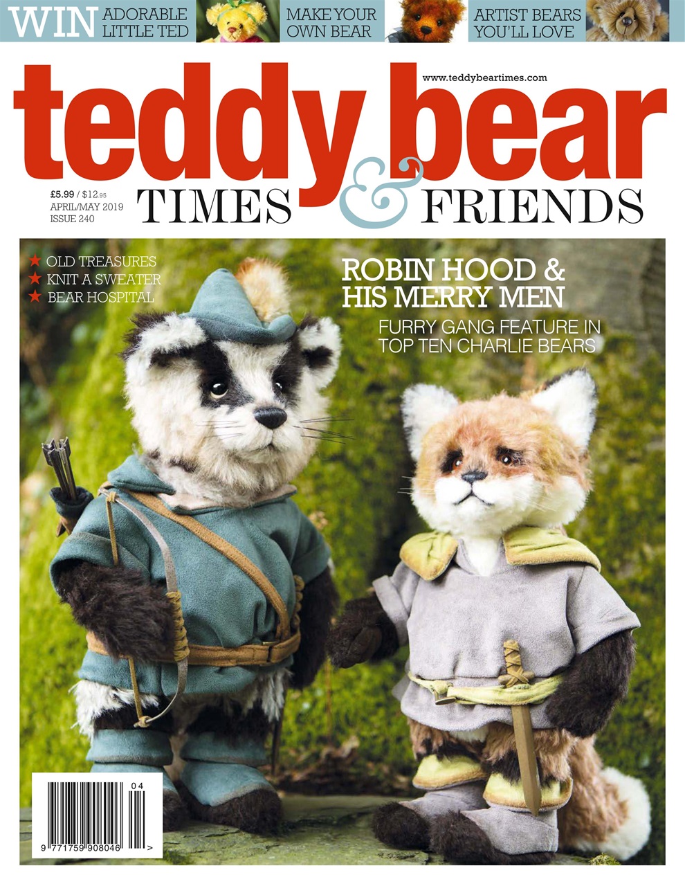 Teddy-Bear-Times-and-Friends April 01, 2019 Issue Cover