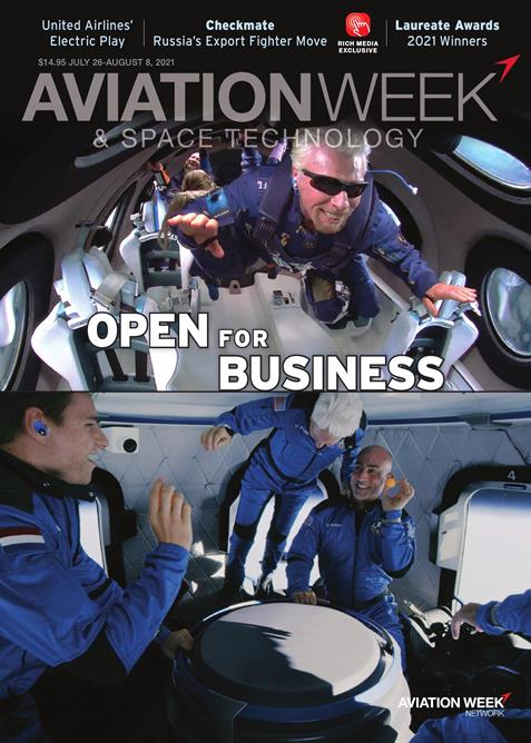 Aviation-Week-and-Space-Technology July 26, 2021 Issue Cover