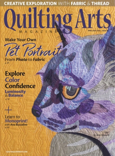 Quilting Arts April 01, 2019 Issue Cover