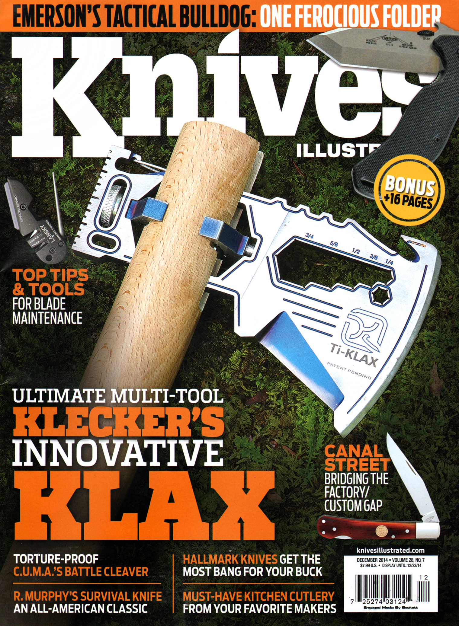 Knives-Illustrated December 01, 2014 Issue Cover