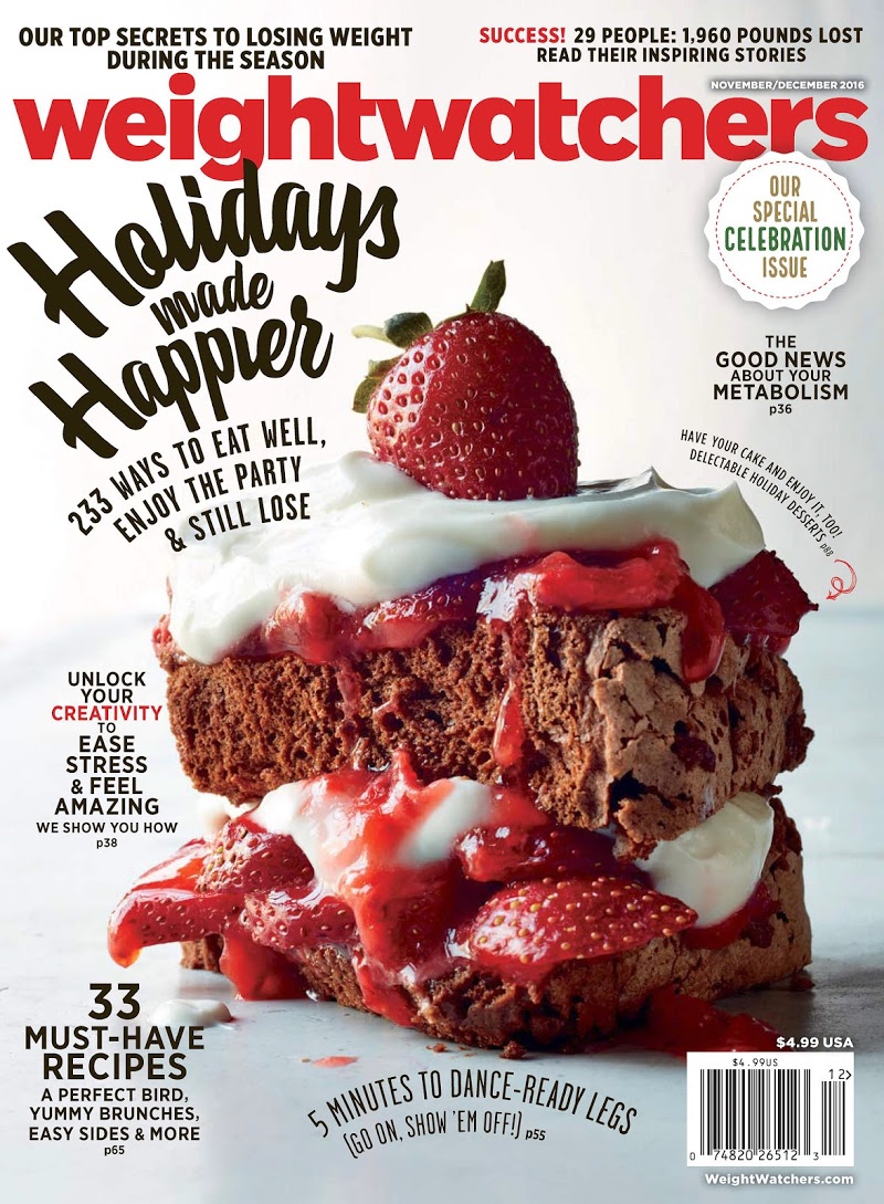 Weight-Watchers-Magazine November 01, 2016 Issue Cover