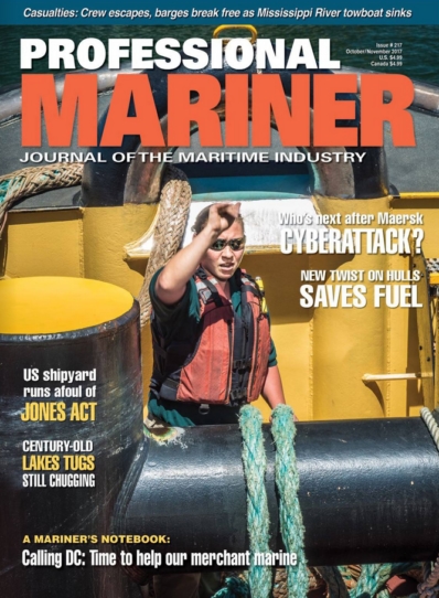 Professional Mariner October 01, 2017 Issue Cover