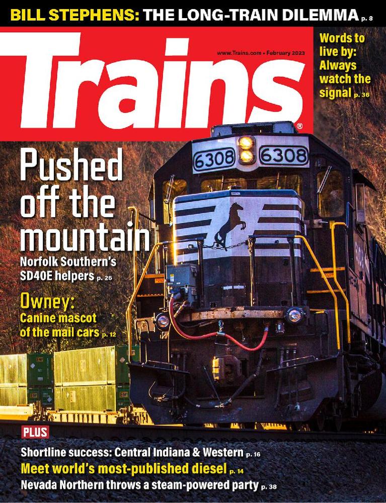 Trains February 01, 2023 Issue Cover