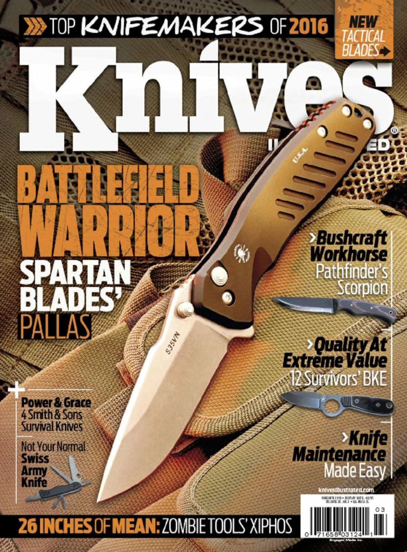 Knives-Illustrated March 01, 2016 Issue Cover