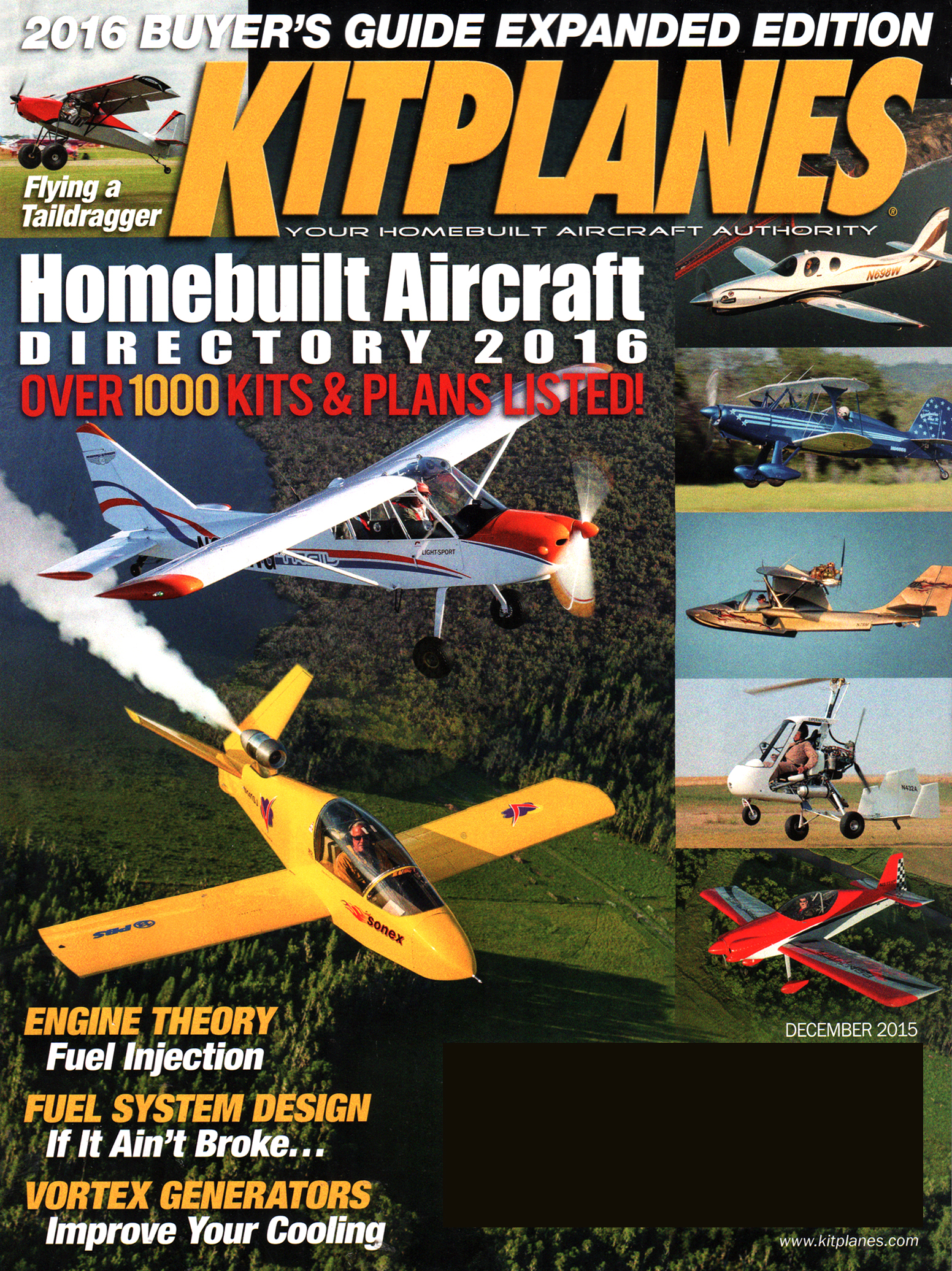 Kit-Planes December 01, 2015 Issue Cover