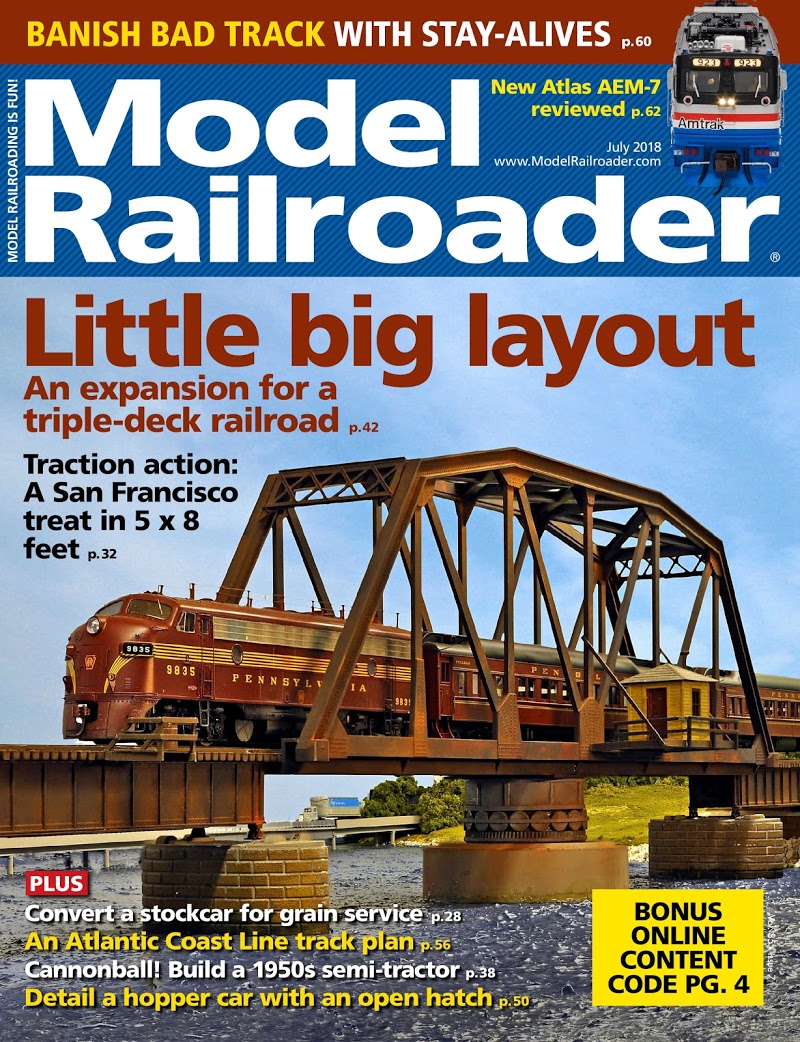 Model-Railroader July 01, 2018 Issue Cover