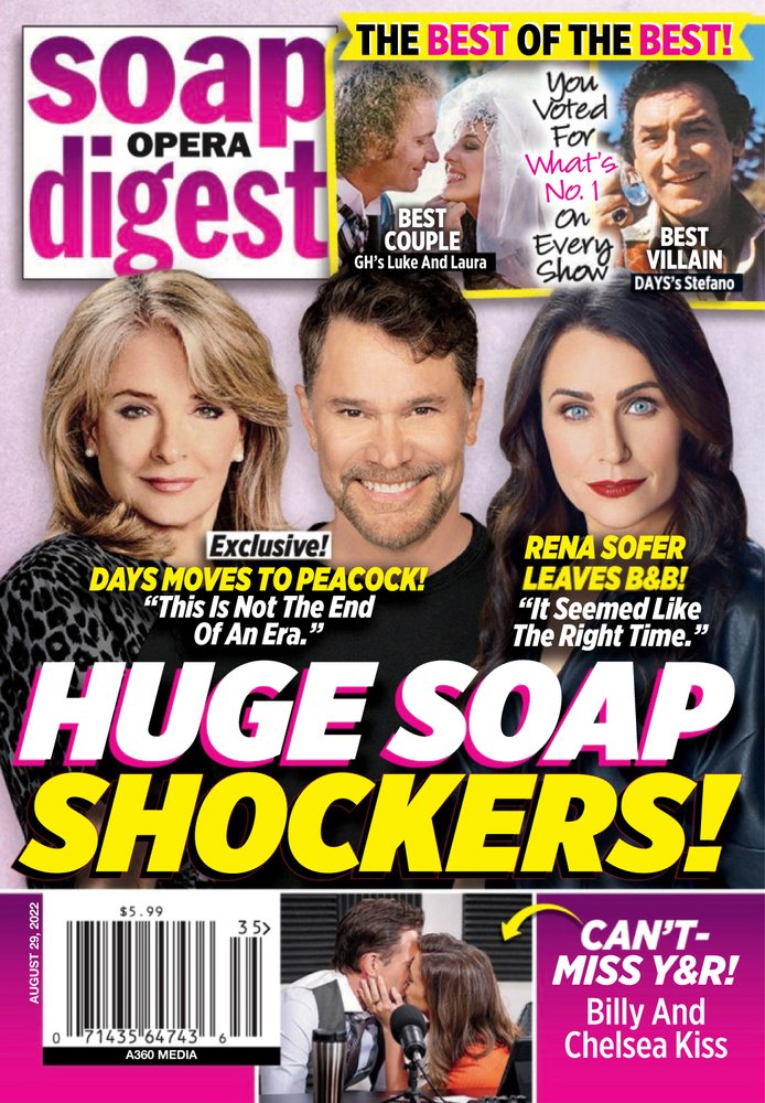 Soap-Opera-Digest August 29, 2022 Issue Cover