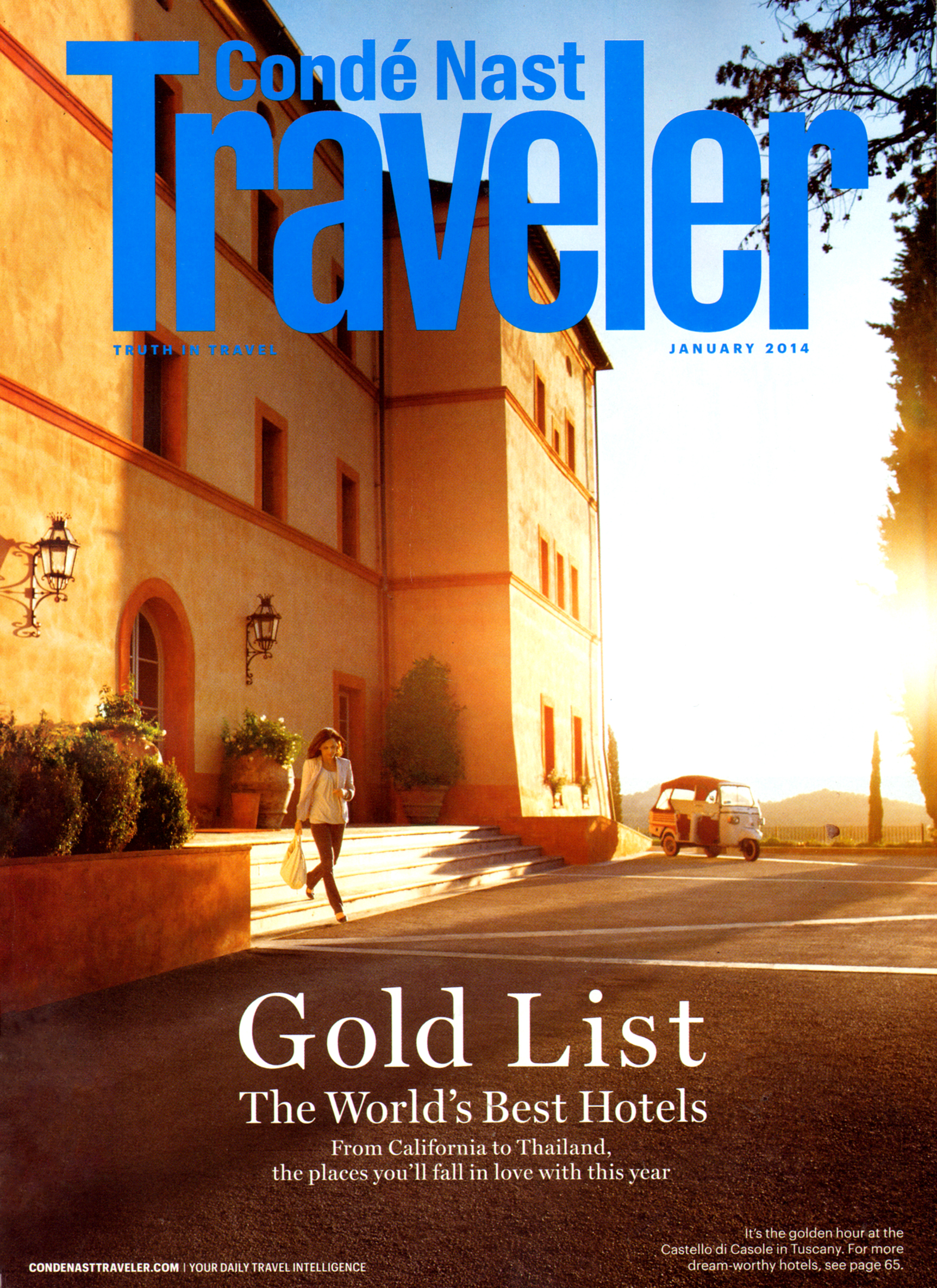 Condé-Nast-Traveler January 01, 2014 Issue Cover