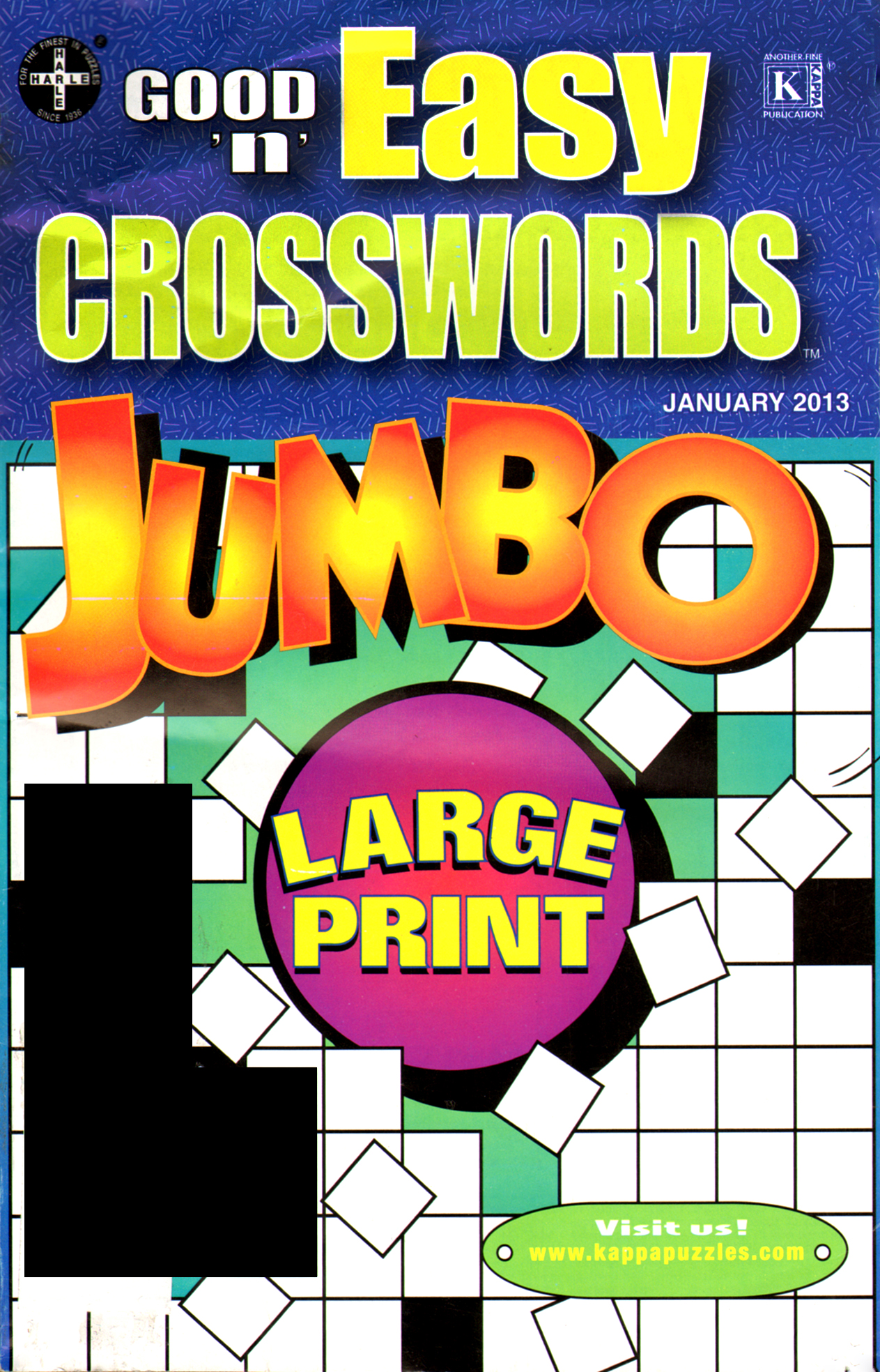 Good-N-Easy-Crosswords-Jumbo January 01, 2013 Issue Cover