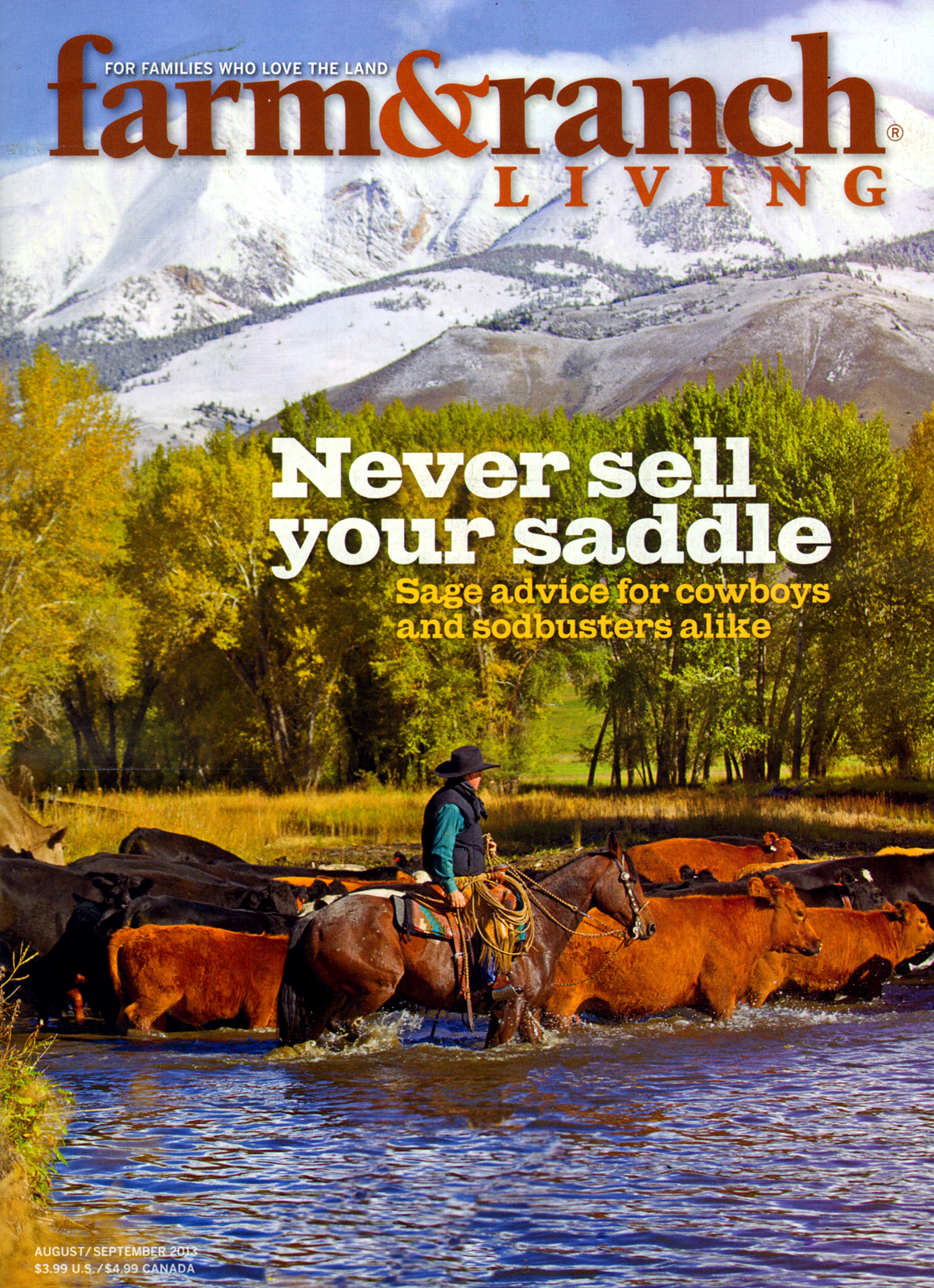 Farm-and-Ranch-Living August 01, 2013 Issue Cover