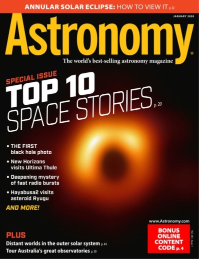 Astronomy January 01, 2020 Issue Cover