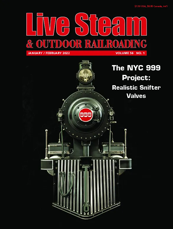 Live-Steam-and-Railroading January 01, 2022 Issue Cover