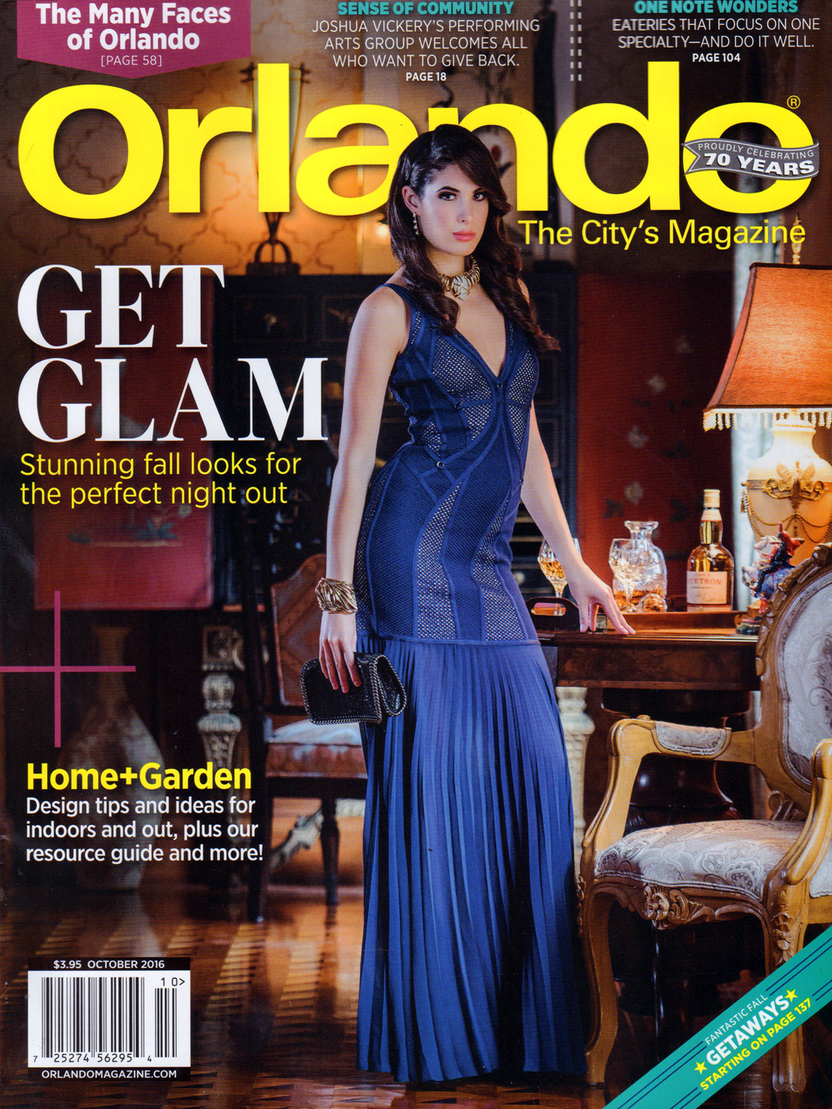 Orlando-Magazine October 01, 2016 Issue Cover