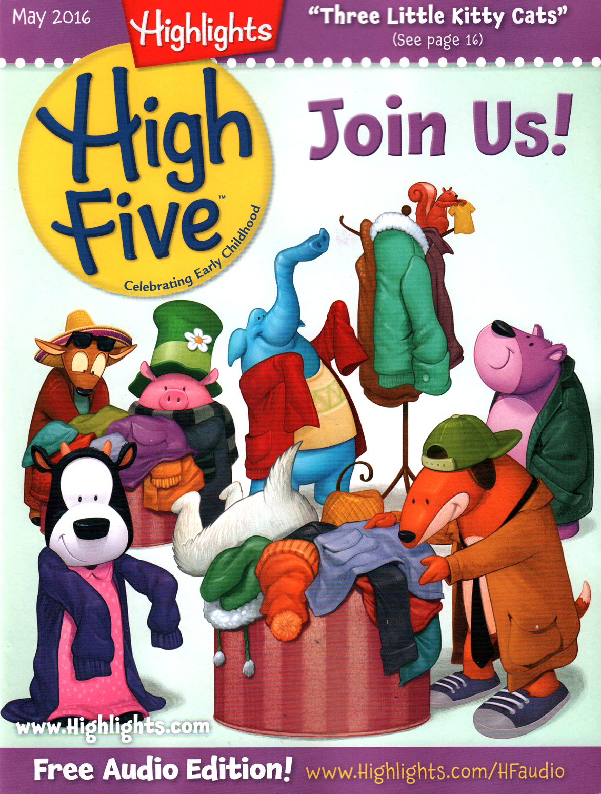 Highlights-High-Five May 01, 2016 Issue Cover