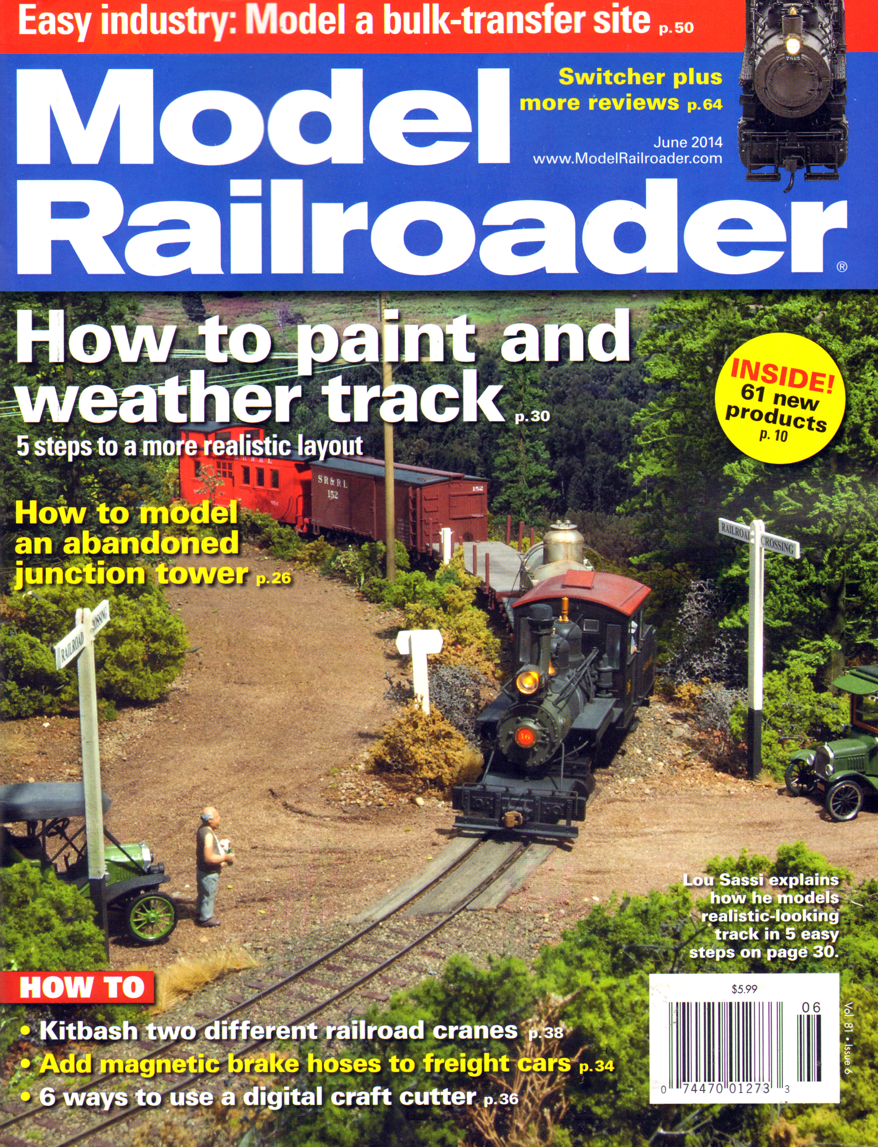 Model-Railroader June 01, 2014 Issue Cover