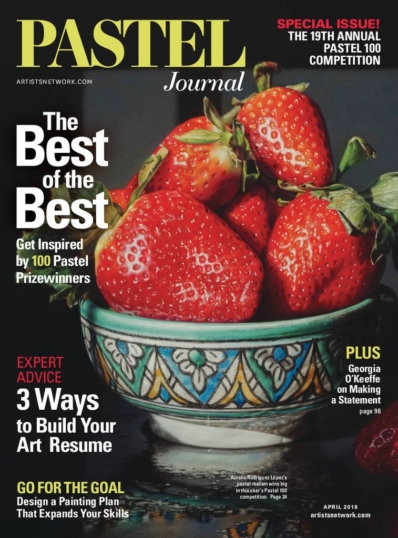 Pastel Journal April 01, 2018 Issue Cover