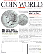 Coin-World-Weekly June 21, 2021 Issue Cover