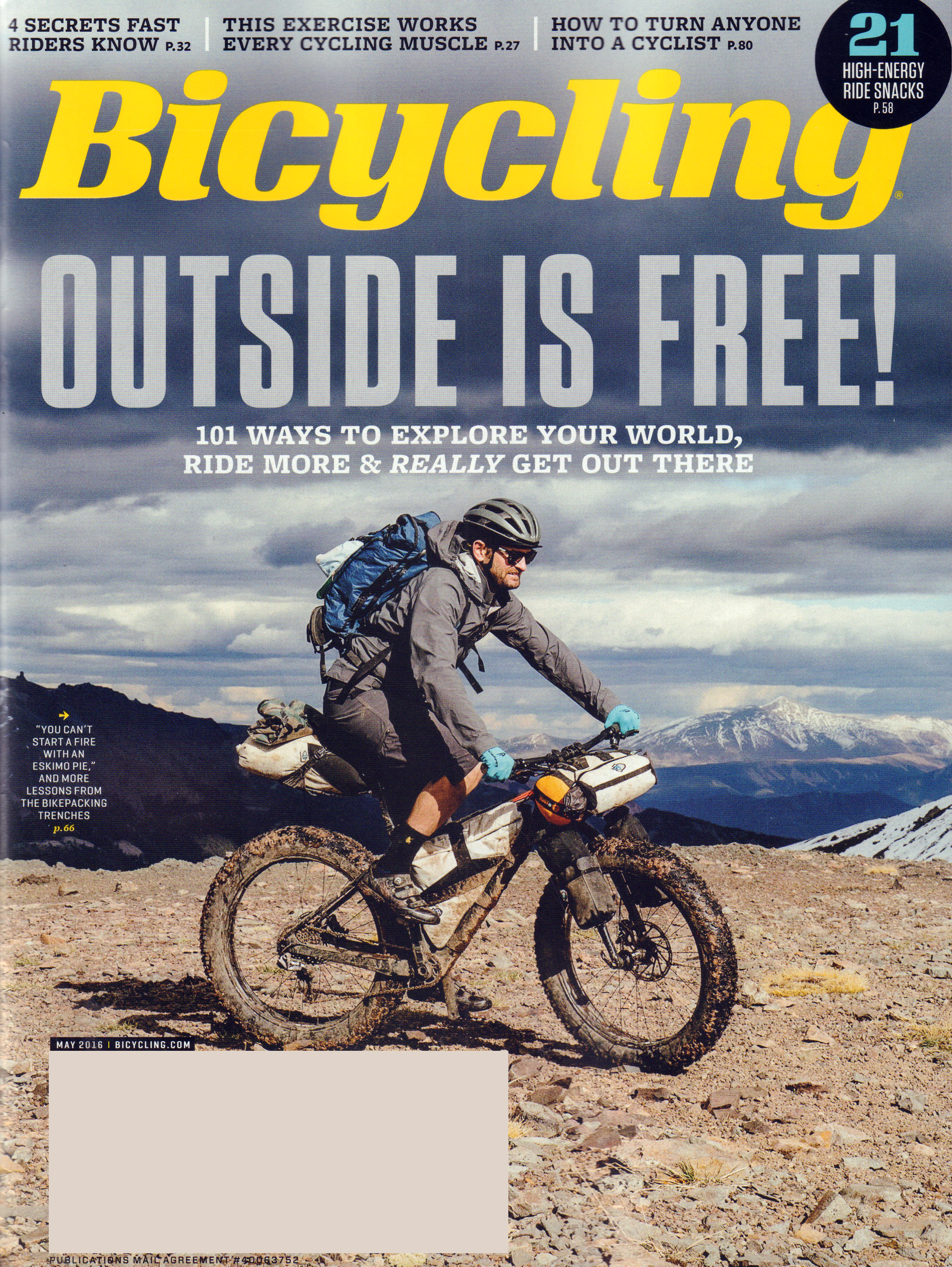 Bicycling May 01, 2016 Issue Cover