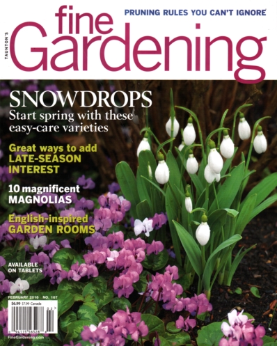 Fine Gardening February 01, 2016 Issue Cover