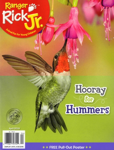 Ranger Rick Jr. April 01, 2019 Issue Cover