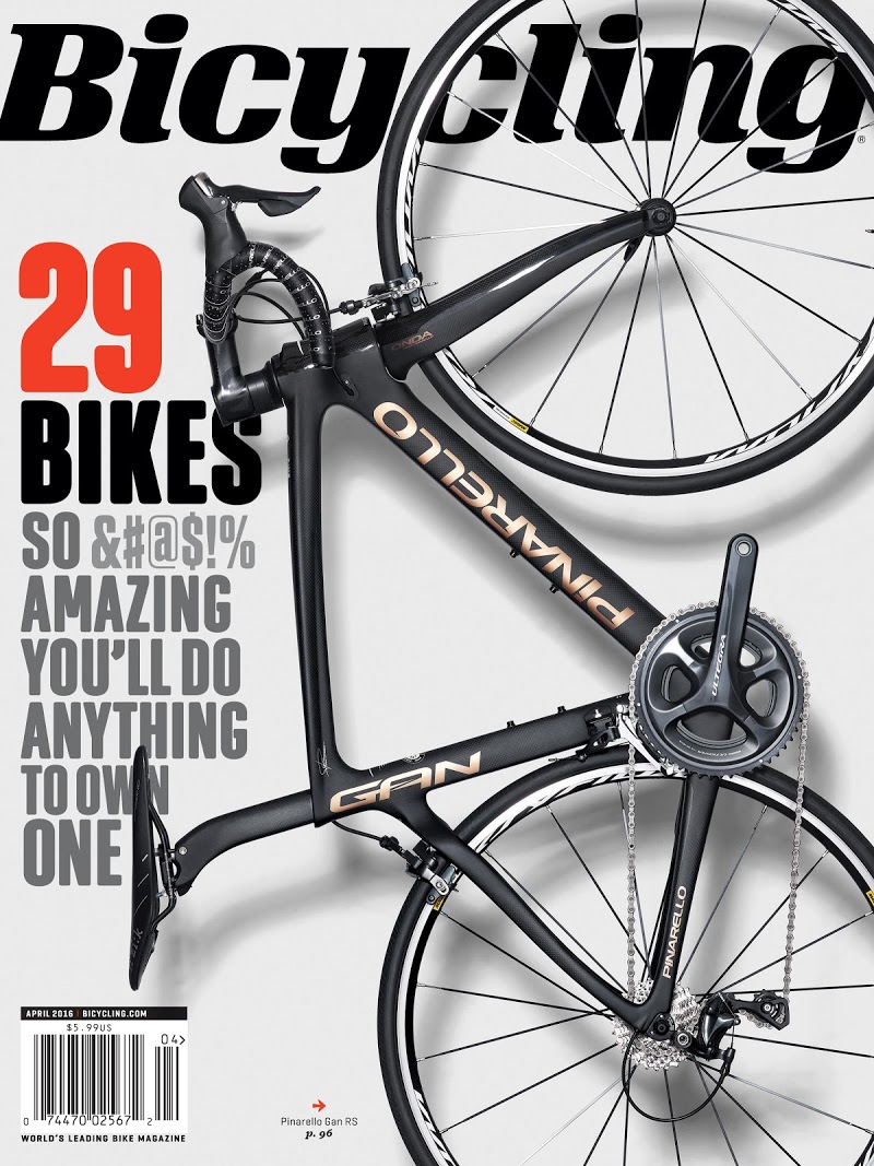 Bicycling April 01, 2016 Issue Cover