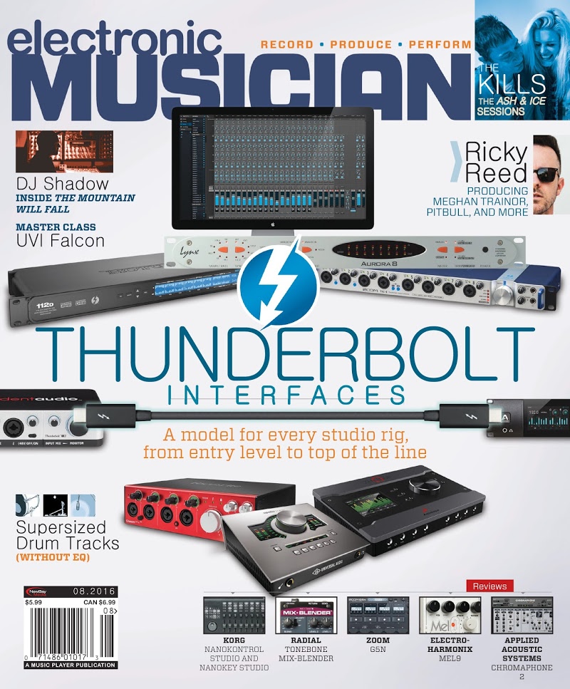 Electronic-Musician August 01, 2016 Issue Cover