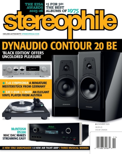 Stereophile November 01, 2025 Issue Cover