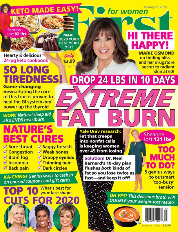 First-For-Women January 20, 2020 Issue Cover