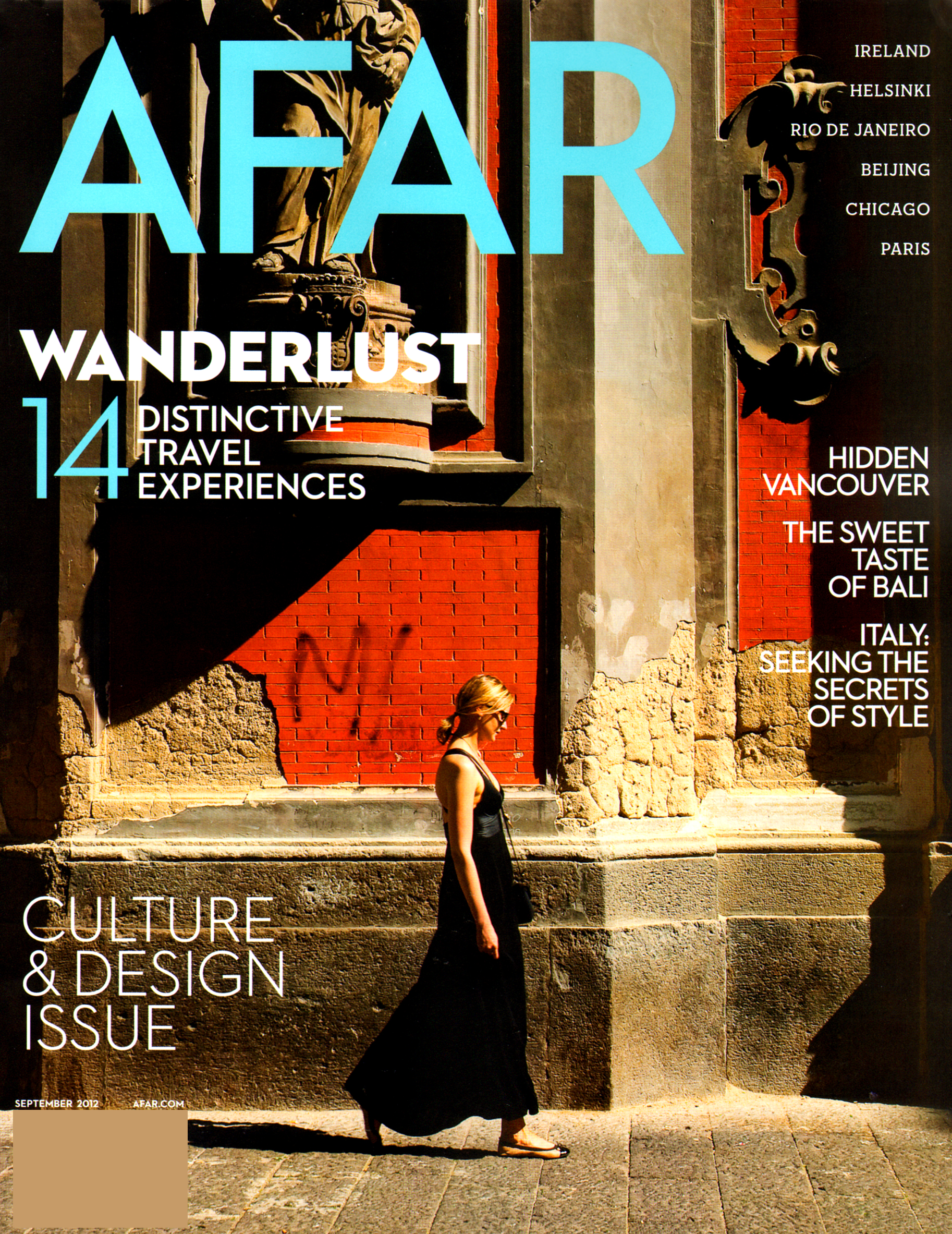 AFAR September 01, 2012 Issue Cover