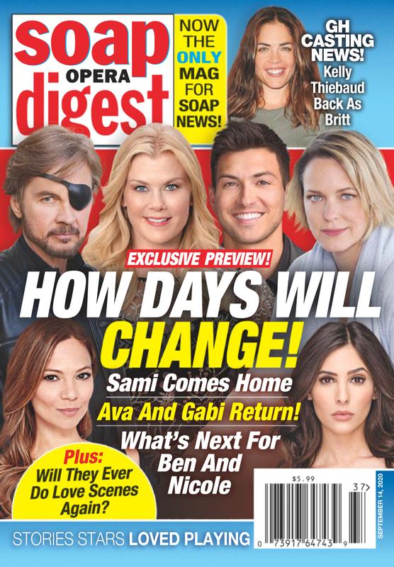 Soap-Opera-Digest September 14, 2020 Issue Cover